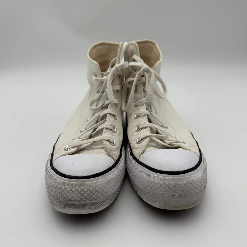 Converse Chuck Taylor All Star Lift Platform High Top White Sneaker 560846F 8.5W